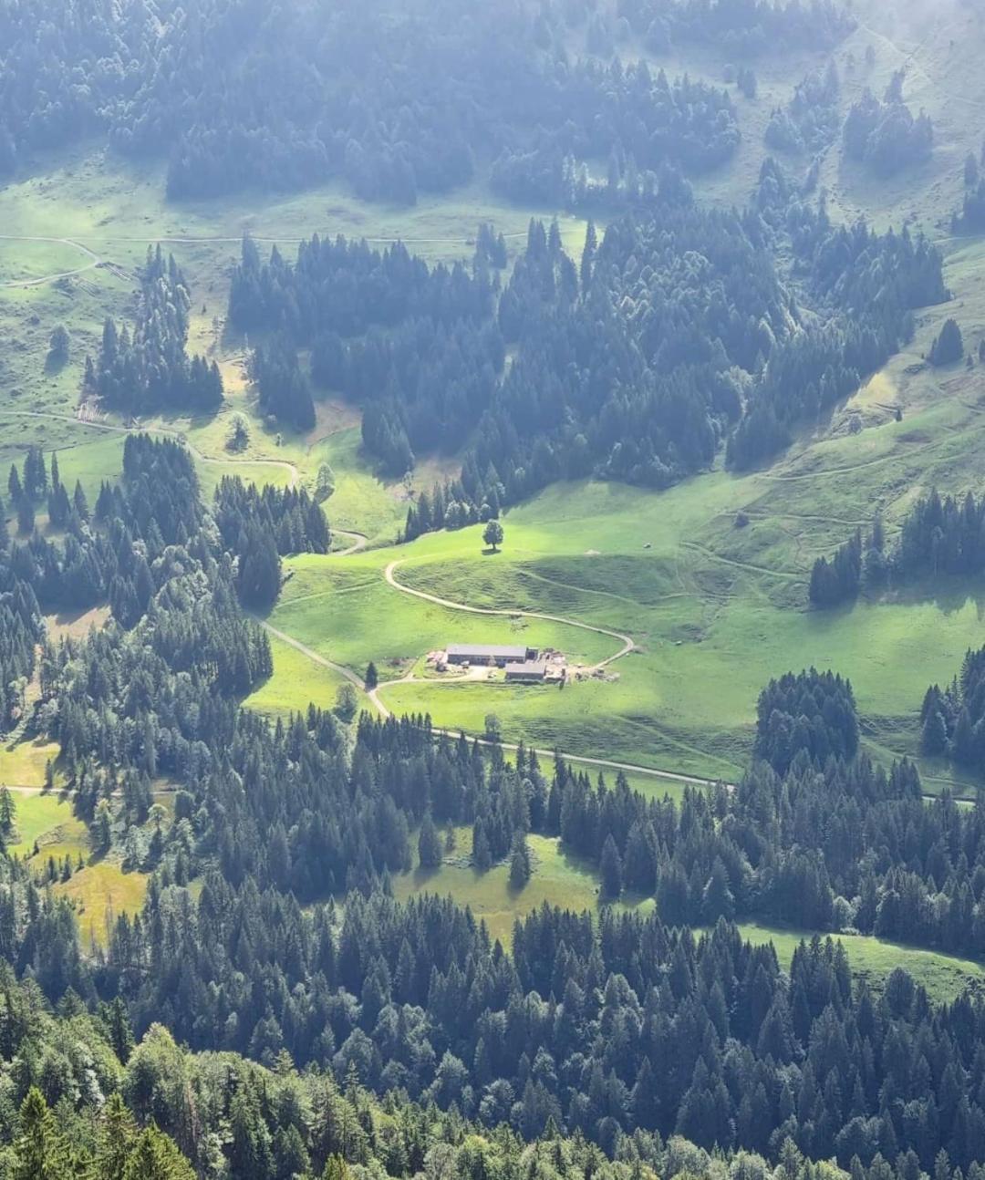 Jausenstation Neuschwand Villa Hittisau Exteriör bild