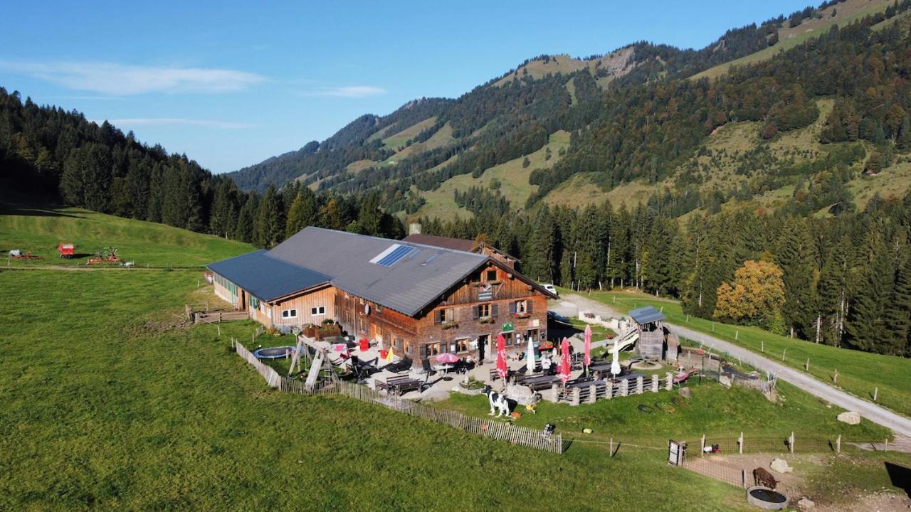 Jausenstation Neuschwand Villa Hittisau Exteriör bild