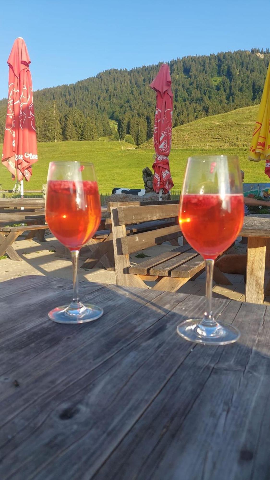 Jausenstation Neuschwand Villa Hittisau Exteriör bild