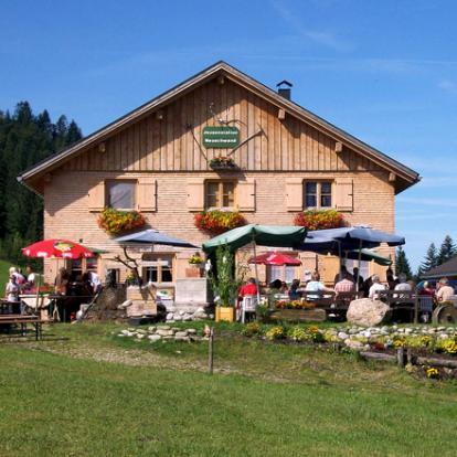 Jausenstation Neuschwand Villa Hittisau Exteriör bild