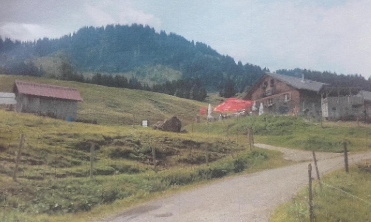 Jausenstation Neuschwand Villa Hittisau Exteriör bild