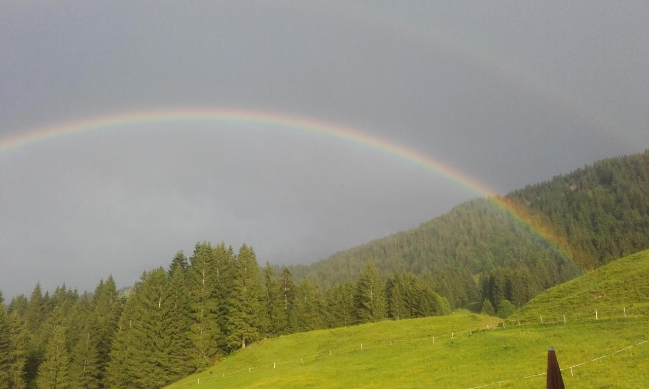 Jausenstation Neuschwand Villa Hittisau Exteriör bild